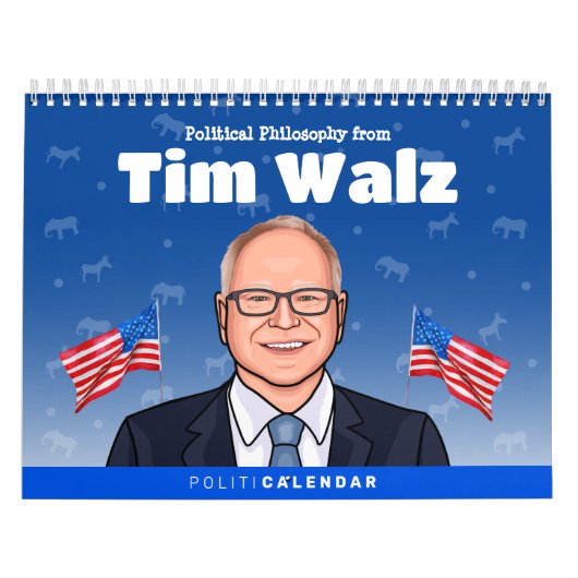Tim Walz Calendar of Political Humor カレンダー (カバー)