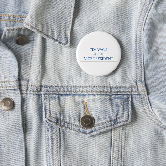 Tim Walz for Vice President Button 缶バッジ (インサイチュ)