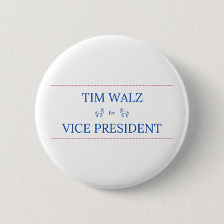 Tim Walz for Vice President Button 缶バッジ