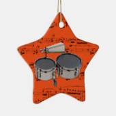 Timbales -あなたの色を選んで下さい セラミックオーナメント (右)