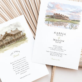 Timber Banks Wedding & Banquet Center 招待状