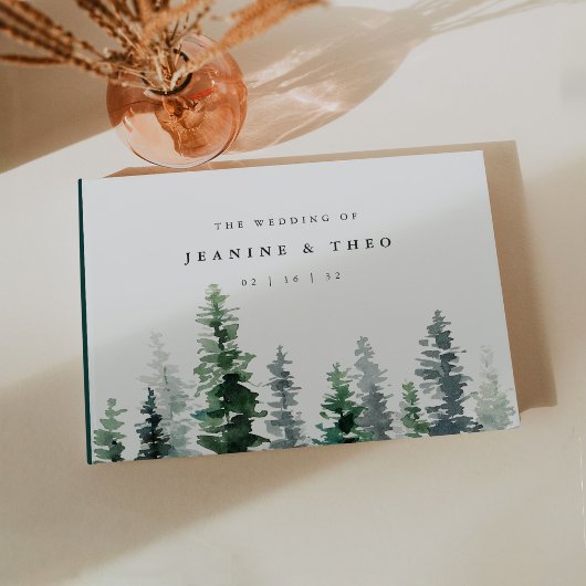 Timber Grove 常緑樹の森の結婚式 ゲストブック
