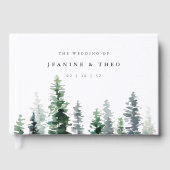 Timber Grove 常緑樹の森の結婚式 ゲストブック (正面)