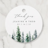 Timber Grove 結婚's Thank You フェイバータグ (正面)