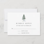 Timber Grove RSVPカード (正面)