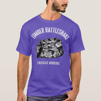 Timber rattlesnake crotalus horridus tシャツ
