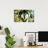 Timber-Wolfポスター(JungleWalk.com) ポスター (ホームオフィス)