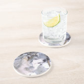 Timber Wolf, Canis lupus, Movie Animal Utah) コースター (側面)