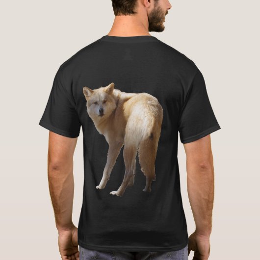 Timber Wolf dark shirt Tシャツ (裏面)