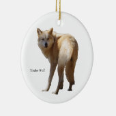 Timber Wolf ornament セラミックオーナメント (右)