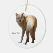 Timber Wolf ornament セラミックオーナメント (左)