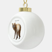 Timber Wolf ornament セラミックボールオーナメント (右)