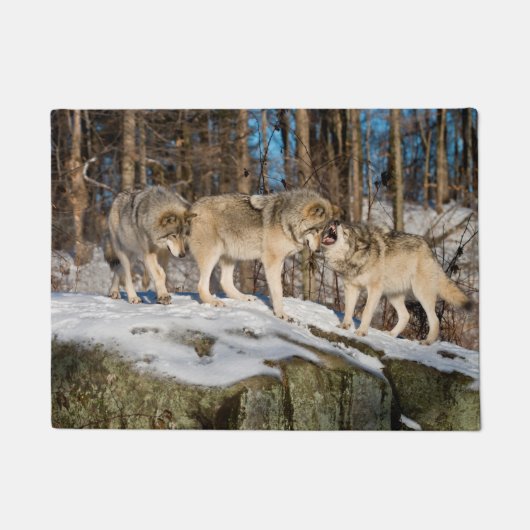Timber Wolves ドアマット (正面)