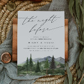 Timberline | Mountain Forest Rehearsal Dinner 招待状