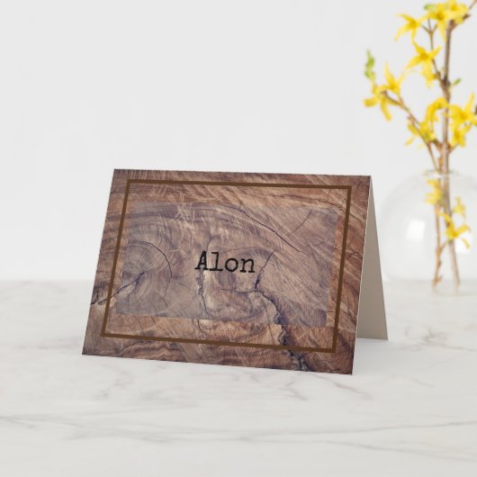 Timberlines Thank You Note Card カード (黄色い花)