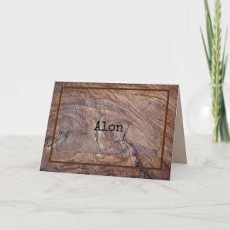 Timberlines Thank You Note Card カード