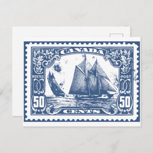 Timbre Canada ポストカード (正面/裏面)