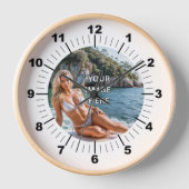 TIME! ⏰ オリジナル壁掛け時計 - デザインをカスタマイズ 壁時計 (正面)