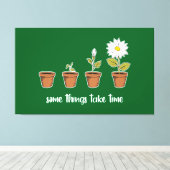 Time キャンバスプリント (インサイチュ (ウッドフロア))