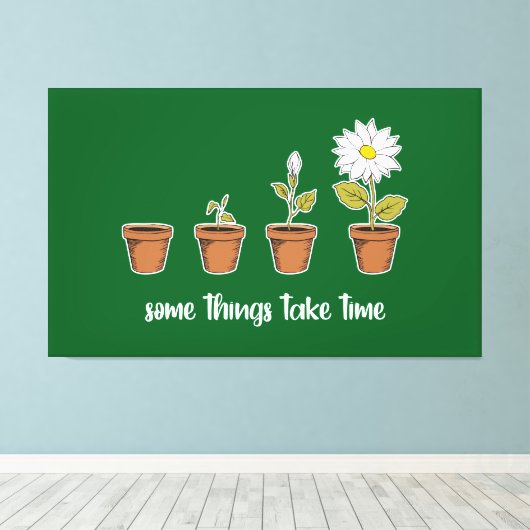 Time キャンバスプリント (インサイチュ (ウッドフロア))