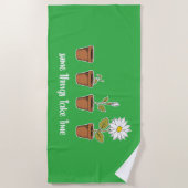 Time ビーチタオル (正面)