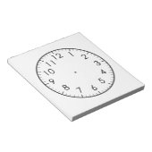 Time 学 Analog Watch Clock Kidsを教える ノートパッド (アングル)