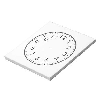 Time 学 Analog Watch Clock Kidsを教える ノートパッド