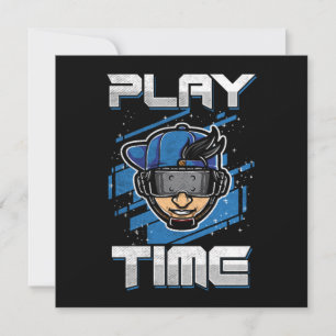 Time 遊 VR Virtual Reality Gamer Gaming Gift 招待状