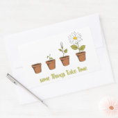 Time 長方形シール (封筒)