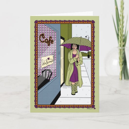 Time_A_Greetingで1ステップ カード (正面)