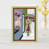 Time_A_Greetingで1ステップ カード (黄色い花)