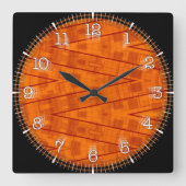 Time and illustrated art on your wall. スクエア壁時計 (正面)