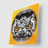 Time and illustrated art on your wall. スクエア壁時計 (傾斜)