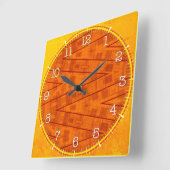 Time and illustrated art on your wall. スクエア壁時計 (傾斜)