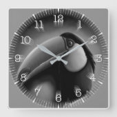 Time and illustrated art on your wall. スクエア壁時計 (正面)