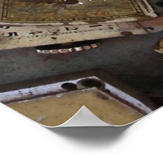 Time and Tide Wait for No Man Quote ポスター (角)