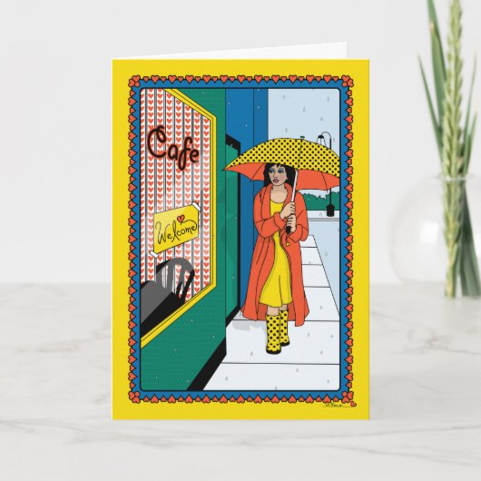 Time_B_Greetingでの1ステップ カード (正面)