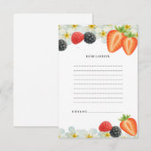 Time Capsule First Birthday Card サンキューカード (正面/裏面)