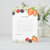 Time Capsule First Birthday Card サンキューカード (スタンド正面)