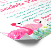 Time Capsule First Birthday Sign ポスター (角)