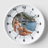 TIME! ⏰ Custom Wall Clock – Add Your Design 壁時計 (正面)