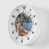 TIME! ⏰ Custom Wall Clock – Add Your Design 壁時計 (傾斜)