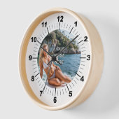 TIME! ⏰ Custom Wall Clock – Add Your Design 壁時計 (傾斜)
