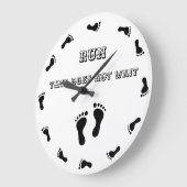 Time does not wait ラージ壁時計 (傾斜)