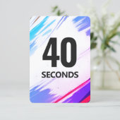 Time Fitness Card with Gold Backing セーブザデート (スタンド正面)