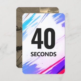 Time Fitness Card with Gold Backing セーブザデート