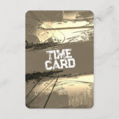 Time Fitness Card with Gold Backing セーブザデート (裏面)