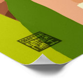 TIME FOR春ARTdeco Chow ポスター (角)