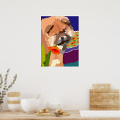 TIME FOR春ARTdeco Chow ポスター (キッチン)