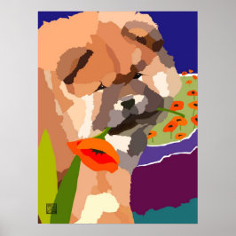 TIME FOR春ARTdeco Chow ポスター